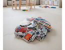 Stickerkamer Voertuig magneten (34 Stuks) | educatief speelgoed voor kinderen | perfect voor magneetsticker en koelkast