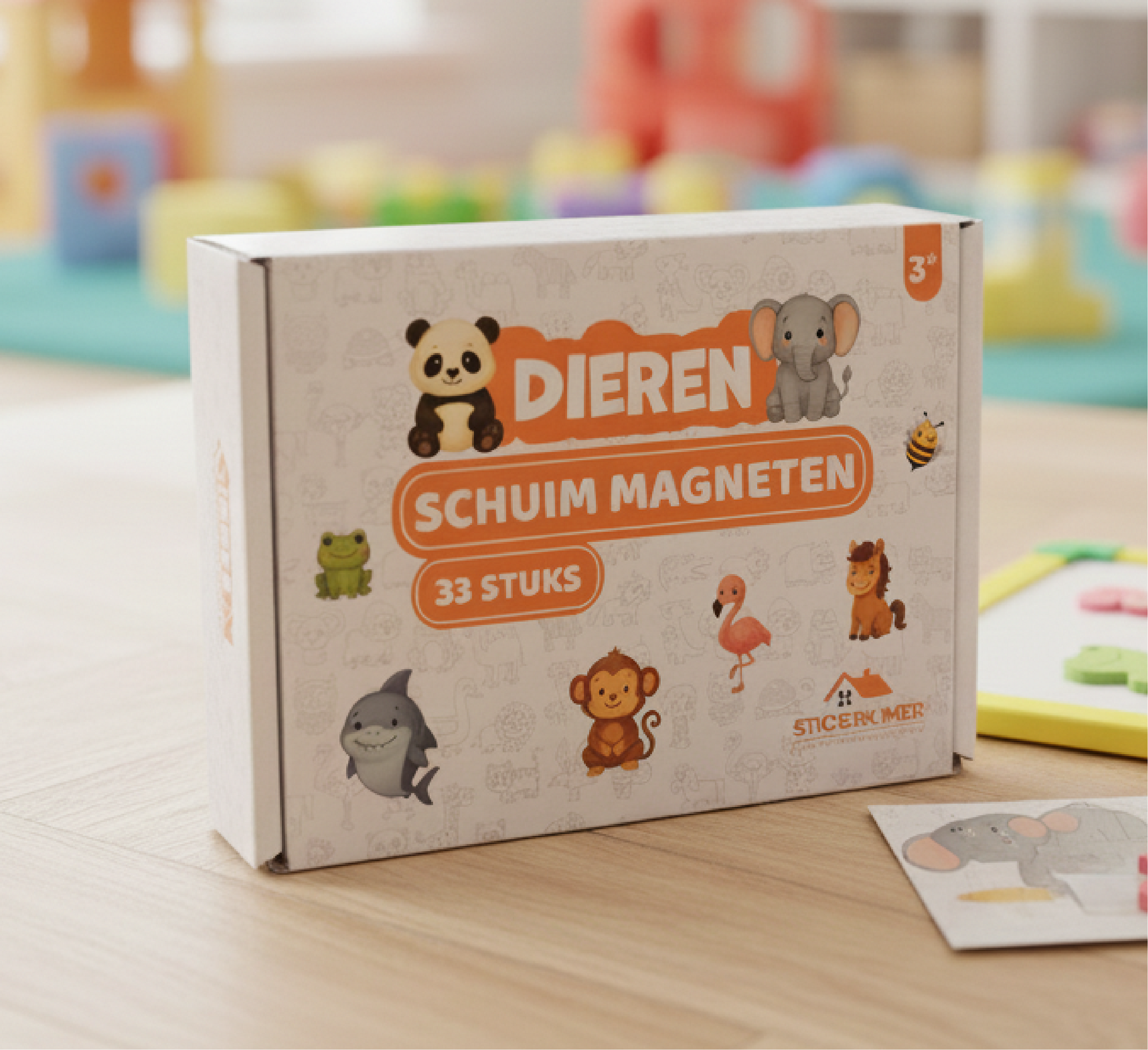 Dieren magneten (33 Stuks) | educatief speelgoed voor kinderen | perfect voor magneetsticker en koelkast