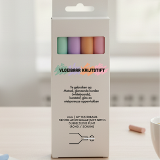 Set 4 pastel whiteboard stiften