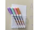 Stickerkamer Whiteboard stiften pastelkleuren (4 Stuks)