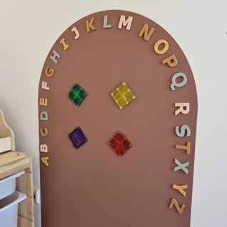 Magneetsticker met krijtbord functie - Mocca Mousse Magneetsticker met krijtbord functie - Mocca Mousse