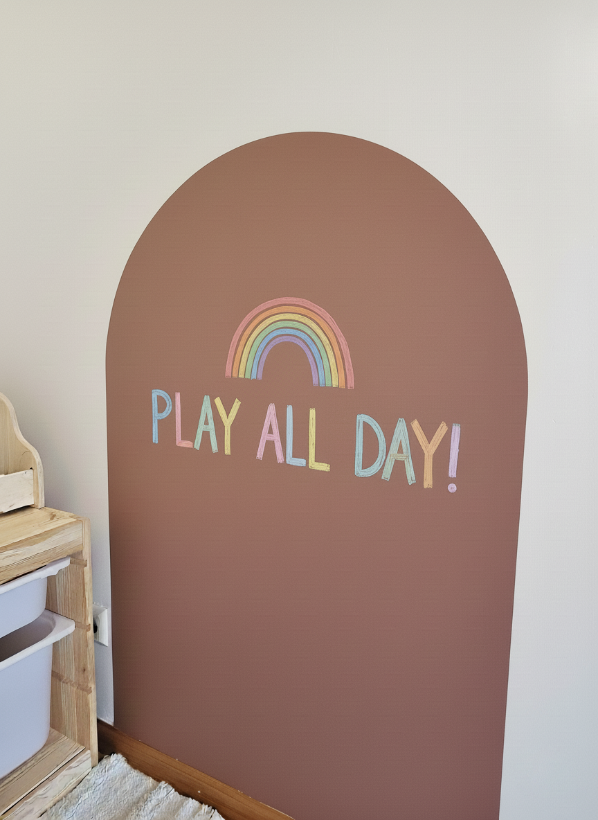 Magneetsticker Mocca Mousse 110cm x 75cm - Montessori - Kado - Kinderkamer