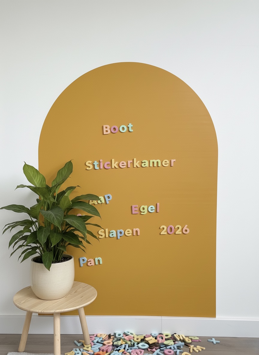 Magnetisch muursticker krijtbord - magneetsticker zelfklevend
