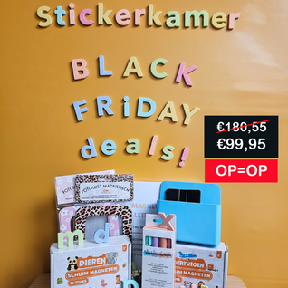 Stickerkamer BLACK FRIDAY DEAL MAGNEETSTICKER XXL BUNDEL BLACK FRIDAY DEAL MAGNEETSTICKER XXL BUNDEL