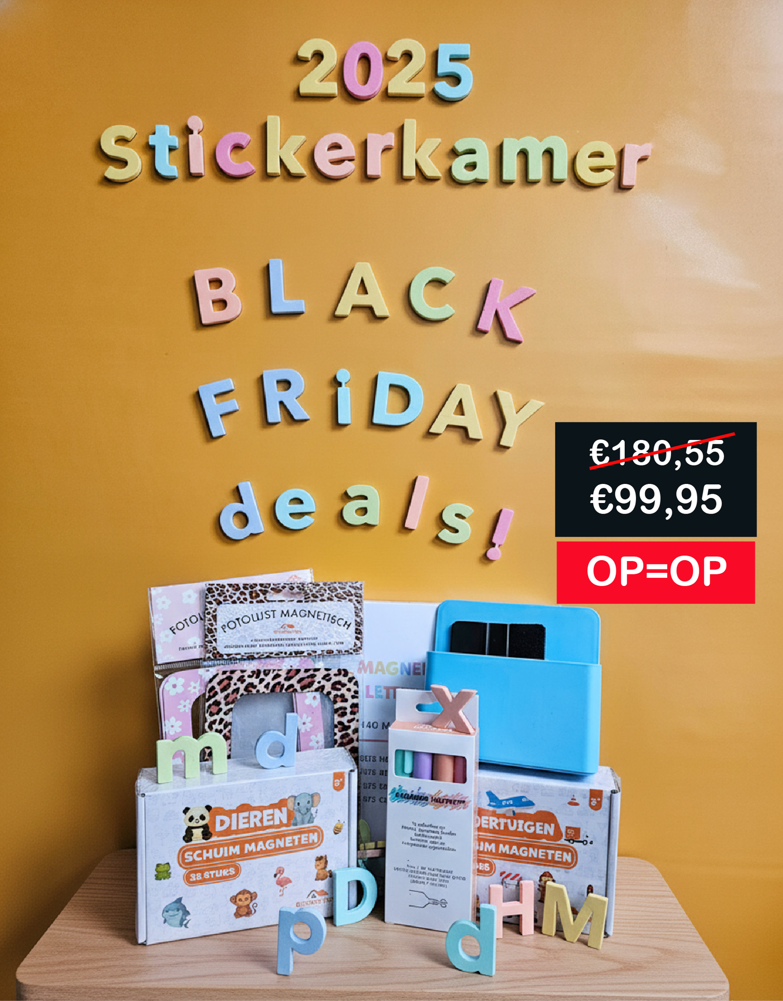 BLACK FRIDAY DEAL MAGNEETSTICKER XXL BUNDEL