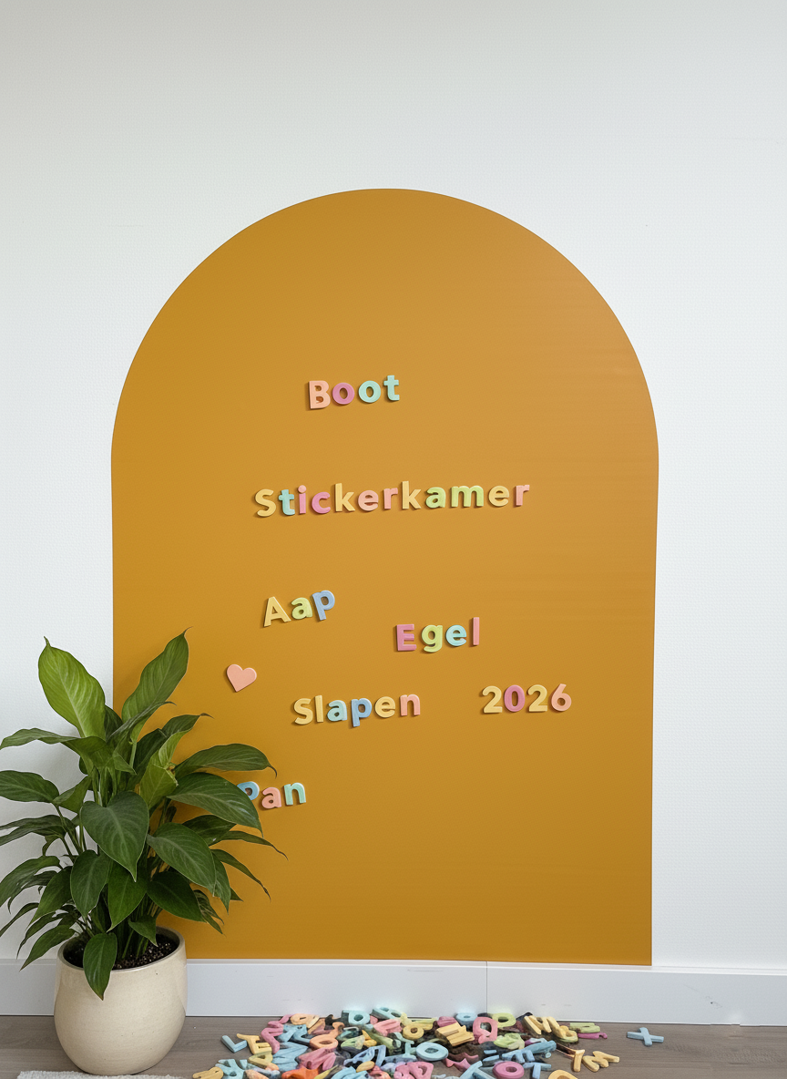 Magnetisch muursticker krijtbord - magneetsticker zelfklevend