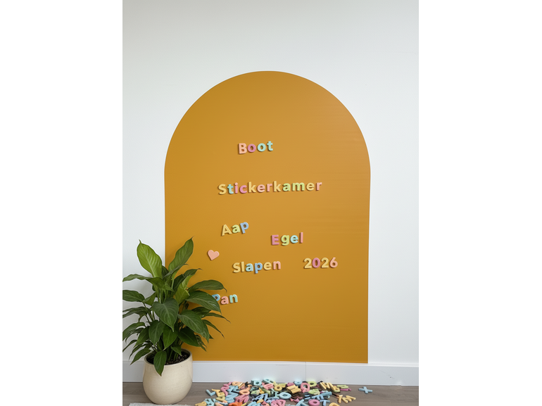 Magnetische muursticker krijtbord - magneetsticker zelfklevend Magnetische muursticker krijtbord - magneetsticker zelfklevend