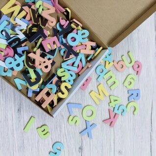 Magneet letters & cijfers (140-delig) - Stickerkamer
