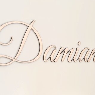 Houten naam voor baby en kinderkamer Houten naam voor baby en kinderkamer