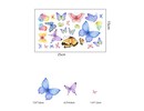 Raamstickers vlinders statisch zonder lijm kleine set herbruikbaar Raamstickers vlinders statisch zonder lijm kleine set herbruikbaar