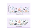 Muursticker onderwater oceaan met zee dieren zelfklevend 88x33cm