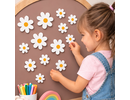 Magneet bloemen daisy speelgoed set van 6 voor magneetstickers Magneet bloemen daisy speelgoed set van 6 voor magneetstickers