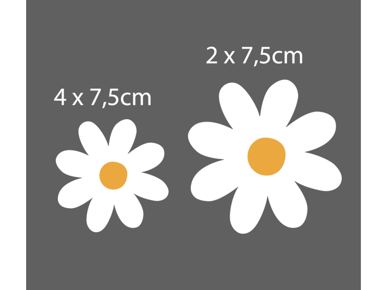 Magneet bloemen daisy speelgoed set van 6 voor magneetstickers Magneet bloemen daisy speelgoed set van 6 voor magneetstickers
