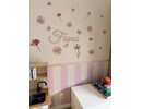 Houten lambrisering wandlijst voor de kinderkamer Stickerkamer Houten lambrisering wandlijst voor de kinderkamer