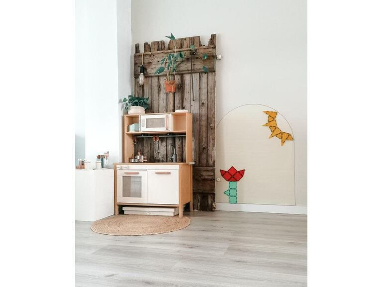 Stickerkamer Vernieuwde Magneetsticker met krijtbord functie voor de Kinderkamer 95×75 cm – Verbeterde Kwaliteit & Verwijderbaar