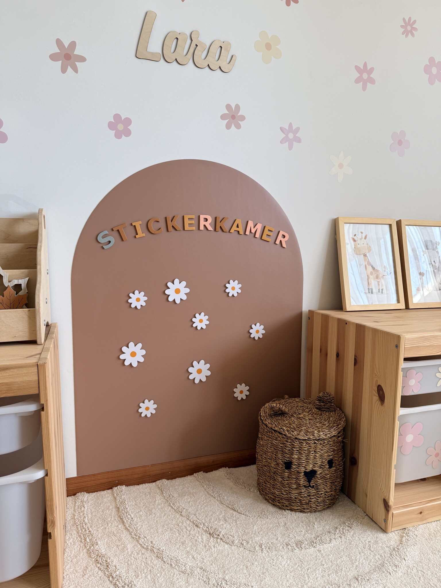 Vernieuwde Magneetsticker met krijtbord functie voor de Kinderkamer 95×75 cm – Verbeterde Kwaliteit & Verwijderbaar