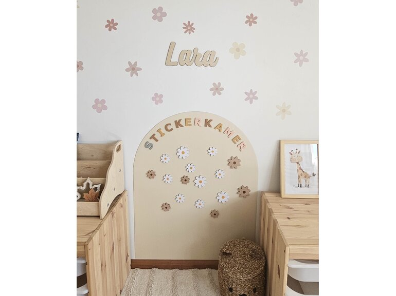 Stickerkamer Vernieuwde Magneetsticker met krijtbord functie voor de Kinderkamer 95×75 cm – Verbeterde Kwaliteit & Verwijderbaar