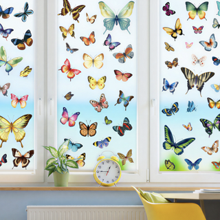 3D kleurrijke vlinders