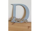 Houten naambord kinderkamer op maat | beginletter met naam | kraamcadeau Stickerkamer Houten naambord kinderkamer op maat | beginletter met naam | kraamcadeau