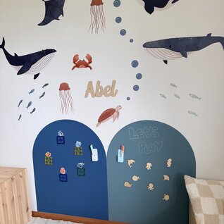 Oceaan Bundel — Magneetstickers, Muurstickers & Houten Naam Oceaan Bundel — Magneetstickers, Muurstickers & Houten Naam