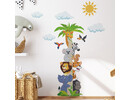 Muursticker kinderkamer boom beestenboel