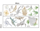 Muursticker dinosaurus kinderkamer