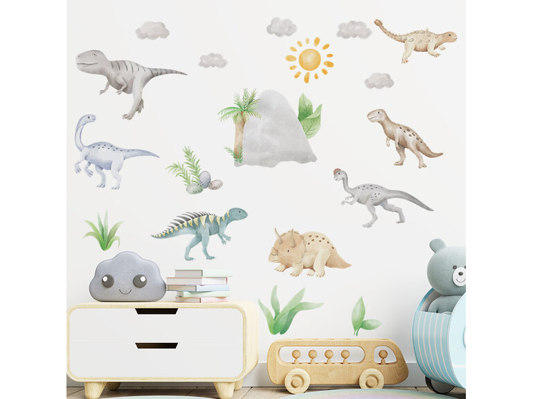 Muursticker dinosaurus kinderkamer