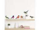 Muursticker vogels op tak huismussen Muursticker vogels op tak huismussen