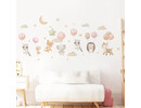 Muurstickers dieren ballonnen schattig kinderkamer babykamer