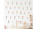 Muursticker bloemetjes 36 stuks Muursticker bloemetjes 36 stuks