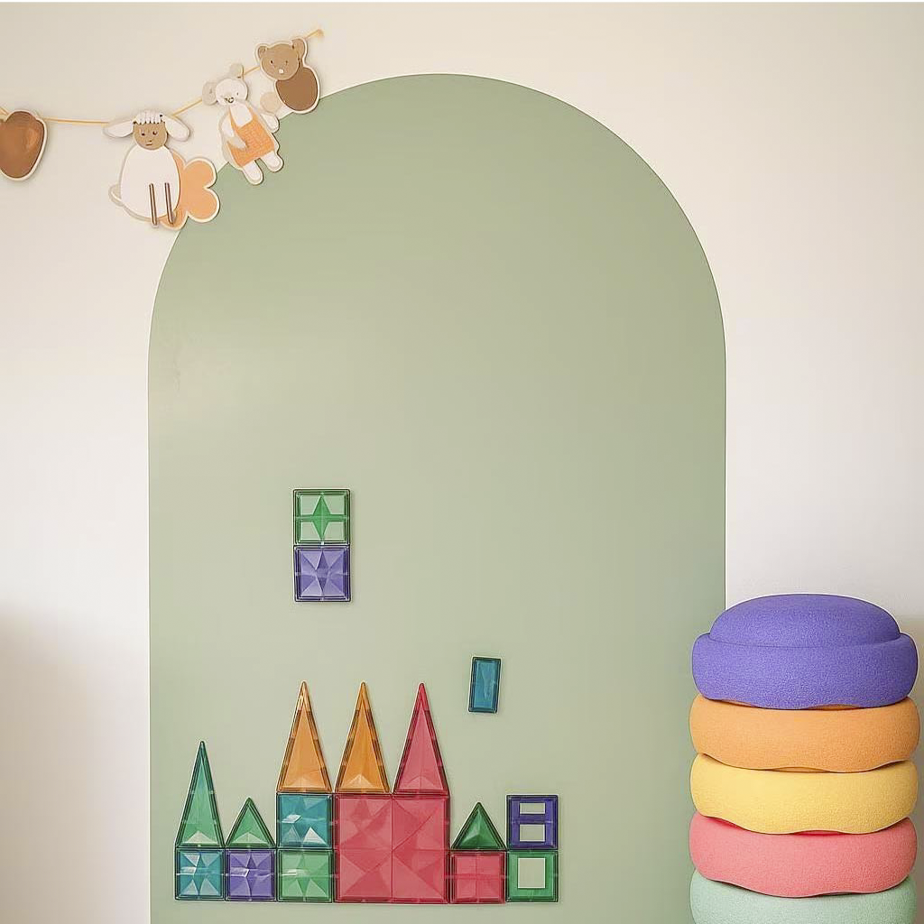 Magneetsticker Grateful Green 95cm x 70cm - Montessori - Kado - Kinderkamer