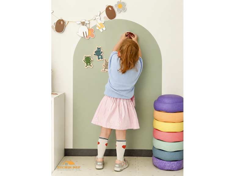 Magneetsticker Grateful Green 95cm x 70cm - Montessori - Kado - Kinderkamer Magneetsticker Grateful Green 95cm x 70cm - Montessori - Kado - Kinderkamer
