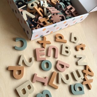 Magnetische Letters en Cijfers Kinderen – 135-delige Set in Aardetinten | Boho Educatief Speelgoed Kinderkamer Magnetische Letters en Cijfers Kinderen – 135-delige Set in Aardetinten | Boho Educatief Speelgoed Kinderkamer