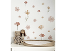 Boho Aquarel Bloemen Muurstickers – Sfeervolle Wanddecoratie voor een Warme kinderkamer Stickerkamer Boho Aquarel Bloemen Muurstickers – Sfeervolle Wanddecoratie voor een Warme kinderkamer