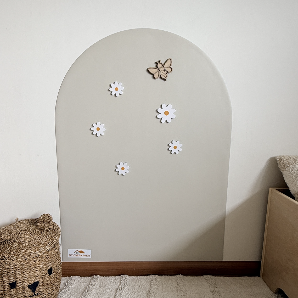 Vernieuwde Magneetsticker met krijtbord functie voor de Kinderkamer 95×75 cm – Verbeterde Kwaliteit & Verwijderbaar