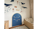 Oceaan thema muursticker set kinderkamer, magneetsticker, houten naambord Oceaan thema muursticker set kinderkamer, magneetsticker, houten naambord