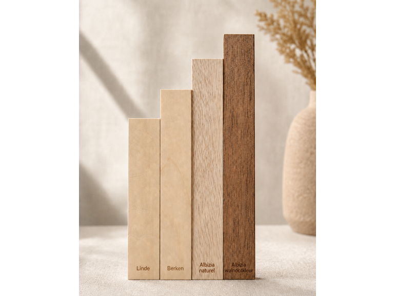 Houten omlijsting boog voor magnetische muursticker – natuurlijke houten rand voor kinderkamer en speelhoek