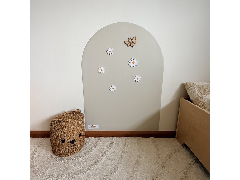 Magneetsticker 95cm x 70cm - Muursticker magneet met krijtbord functie - Oatmeal Beige Magneetsticker 95cm x 70cm - Muursticker magneet met krijtbord functie - Oatmeal Beige