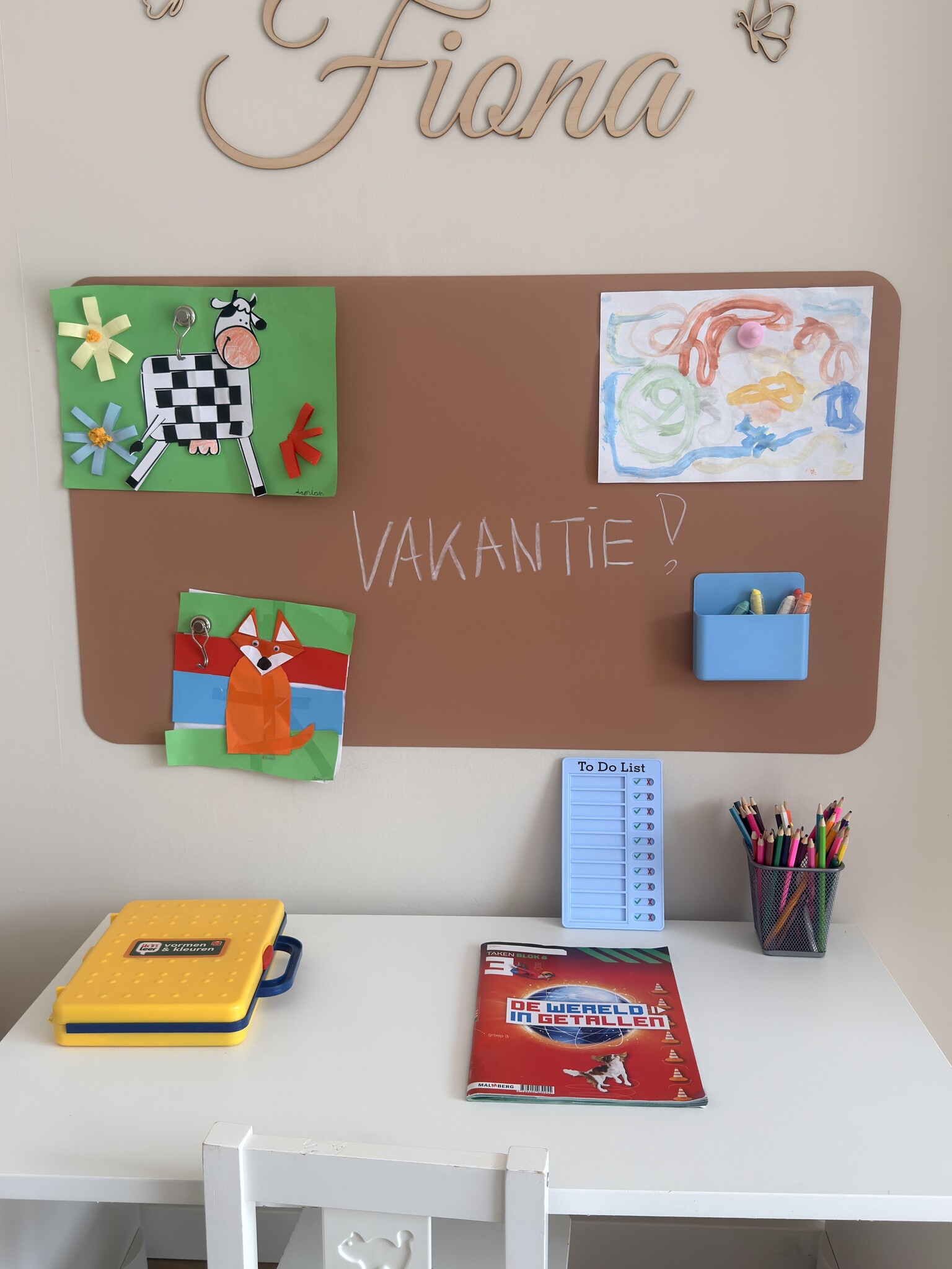 Magneetsticker rechthoek met afgeronde hoeken 95cm x 60 cm