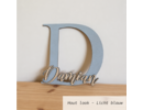 Stickerkamer Houten naambord kinderkamer op maat | beginletter met naam | kraamcadeau
