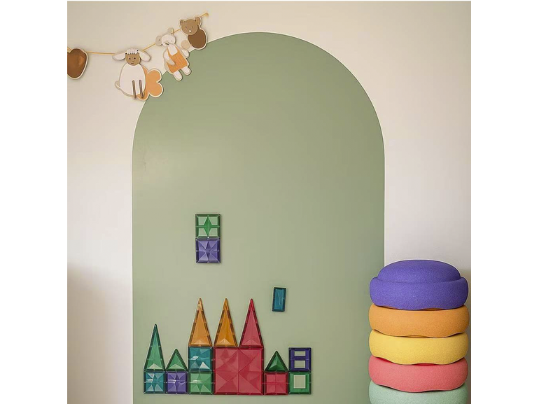 Stickerkamer XXL Magneetsticker Kinderkamer 120 x 95 cm – Magnetische Muursticker met Krijtbordfunctie