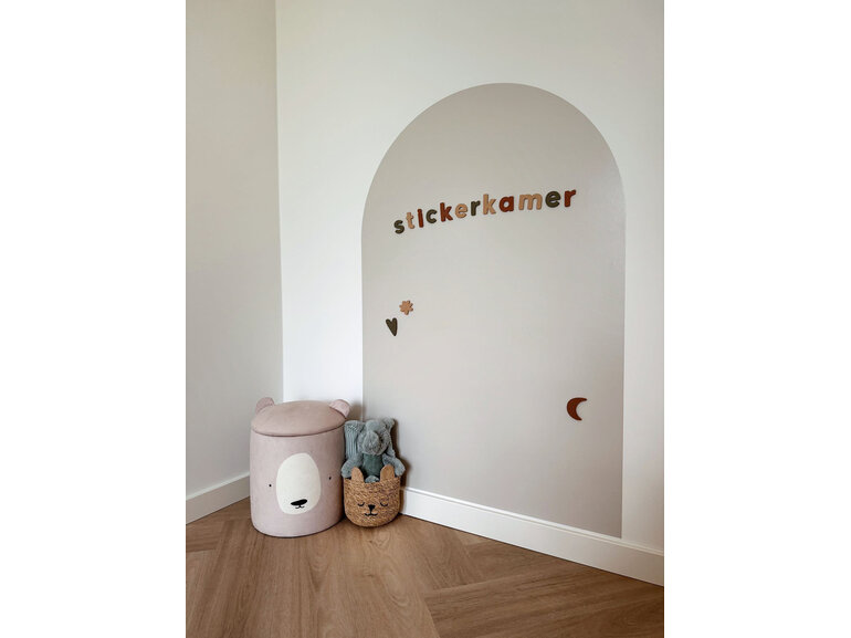 Stickerkamer XXL Magneetsticker Kinderkamer 120 x 95 cm – Magnetische Muursticker met Krijtbordfunctie
