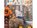 Herfst Raamstickers – Herbruikbare Statische Raamstickers met Herfstbladeren – 9 Vellen Herfst Raamstickers – Herbruikbare Statische Raamstickers met Herfstbladeren – 9 Vellen