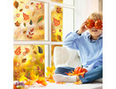 Herfst Raamstickers – Herbruikbare Statische Raamstickers met Herfstbladeren – 9 Vellen Herfst Raamstickers – Herbruikbare Statische Raamstickers met Herfstbladeren – 9 Vellen