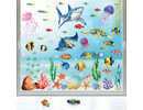 Statische raamstickers oceaan en onderwaterwereld – 96 losse stickers op 6 vellen Statische raamstickers oceaan en onderwaterwereld – 96 losse stickers op 6 vellen