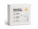 Magnetisch pennenbakje wit met 2 vakken – voor pennen, stiften en krijtjes Stickerkamer Magnetisch pennenbakje wit met 2 vakken – voor pennen, stiften en krijtjes
