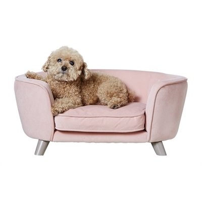Enchanted pet Enchanted hondenmand / sofa romy blush roze