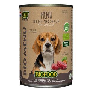 Biofood 12x biofood organic hond rund menu blik