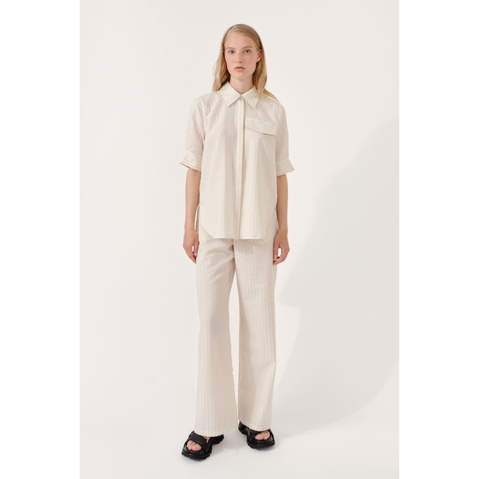 Baum und Pferdgarten - broek Nibal - white creme stripe