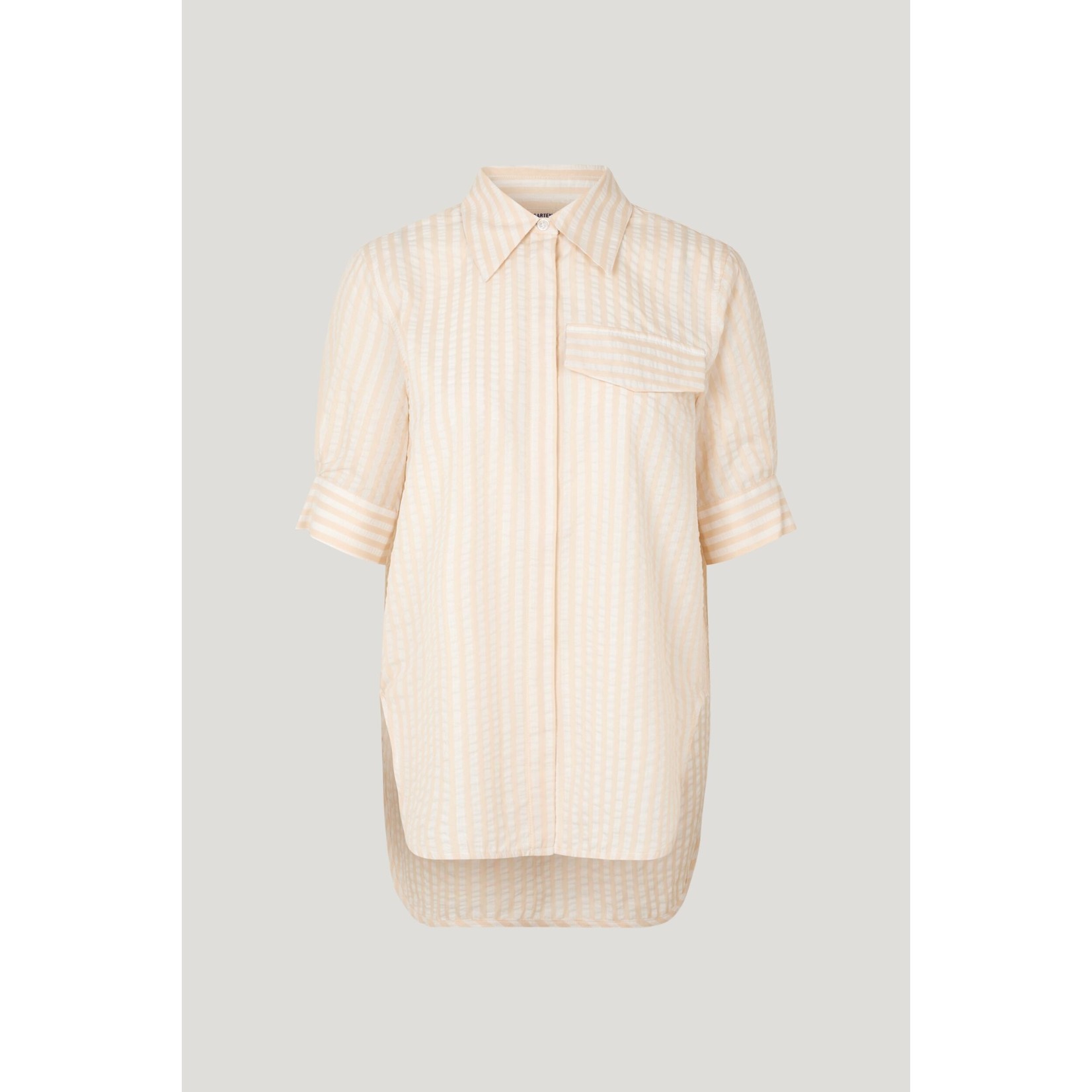 Baum und Pferdgarten - blouse Majken - white creme stripe